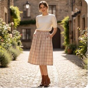 Plaid skirt